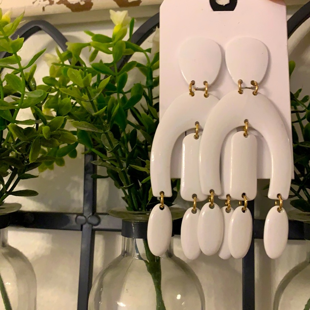 Leith White Earrings from Nordstrom